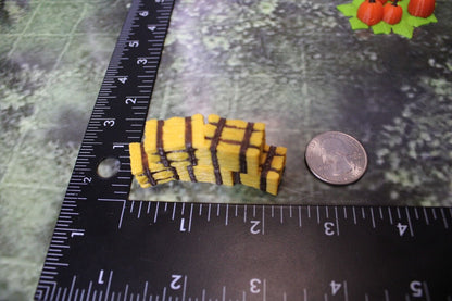 29pc Color Fall Jack o Lantern Pumpkin Farm Halloween Mini Miniature Terrain D&D