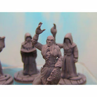 
              5pc Chuthulu /Sea Creature Cultists Worshippers Mini Miniature 3D Printed Model
            