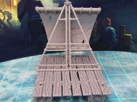 
              Seafaring Pontoon Sailing Raft Scatter Terrain Scenery 3D Printed Model 28/32mm
            