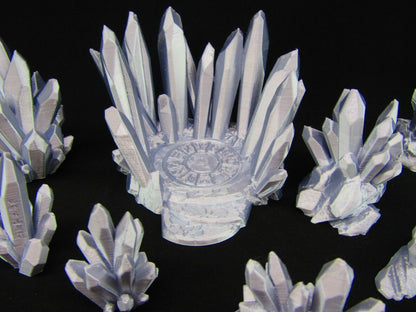 Crystal Cavern Cave Scatter Terrain Scenery 3D Printed Mini Miniature Model