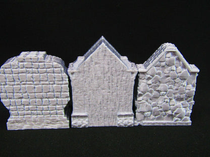 3pc Roadside Holy Place Shrines Scatter Terrain Scenery 3D Printed Mini