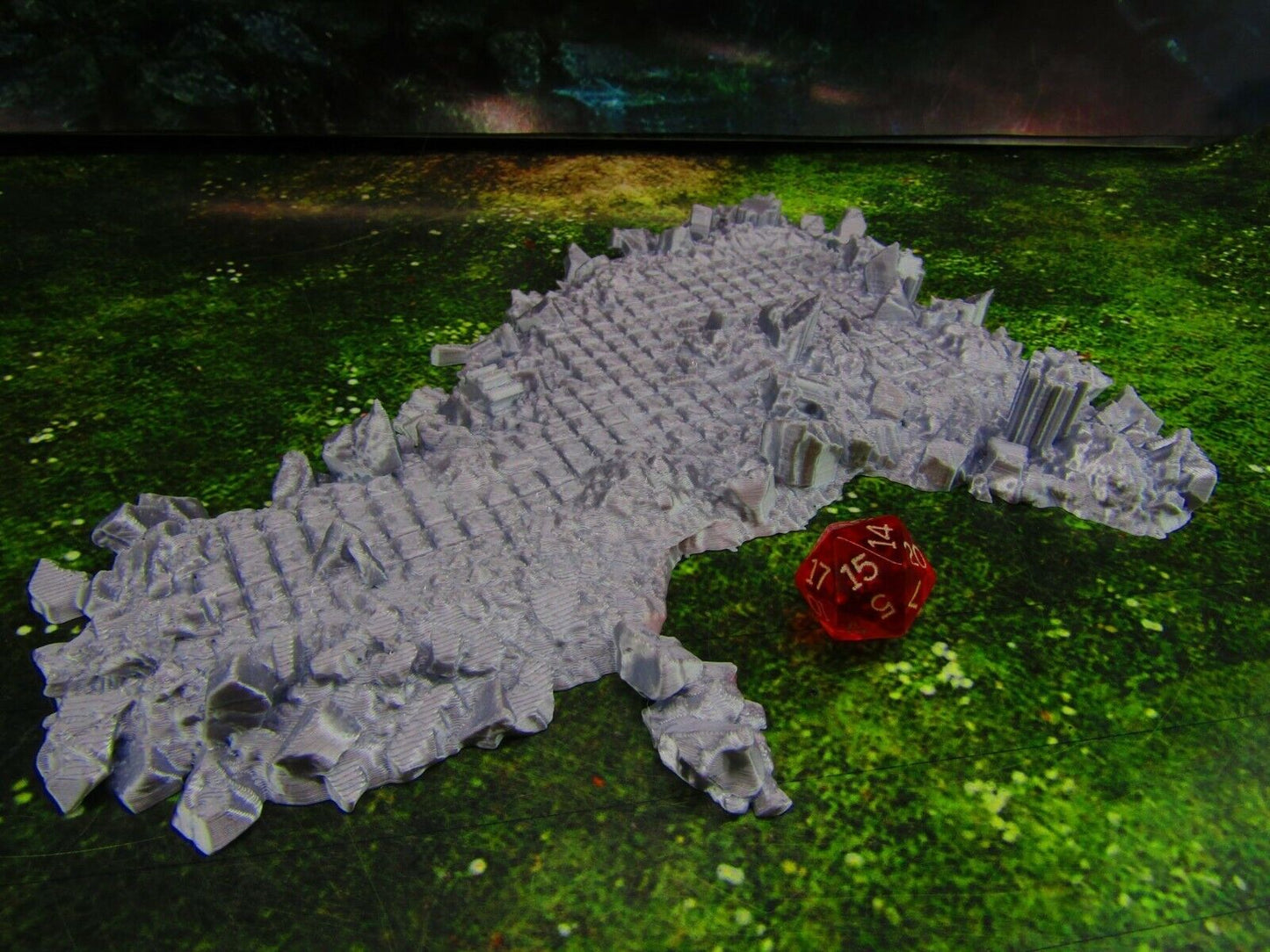Ancient Building Ruins Foundation 1 Scatter Terrain Scenery Mini Miniature Model