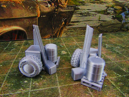 2pc Junk Street Rubble D Scatter Terrain Scenery Wasteland Apocalypse Dystopian