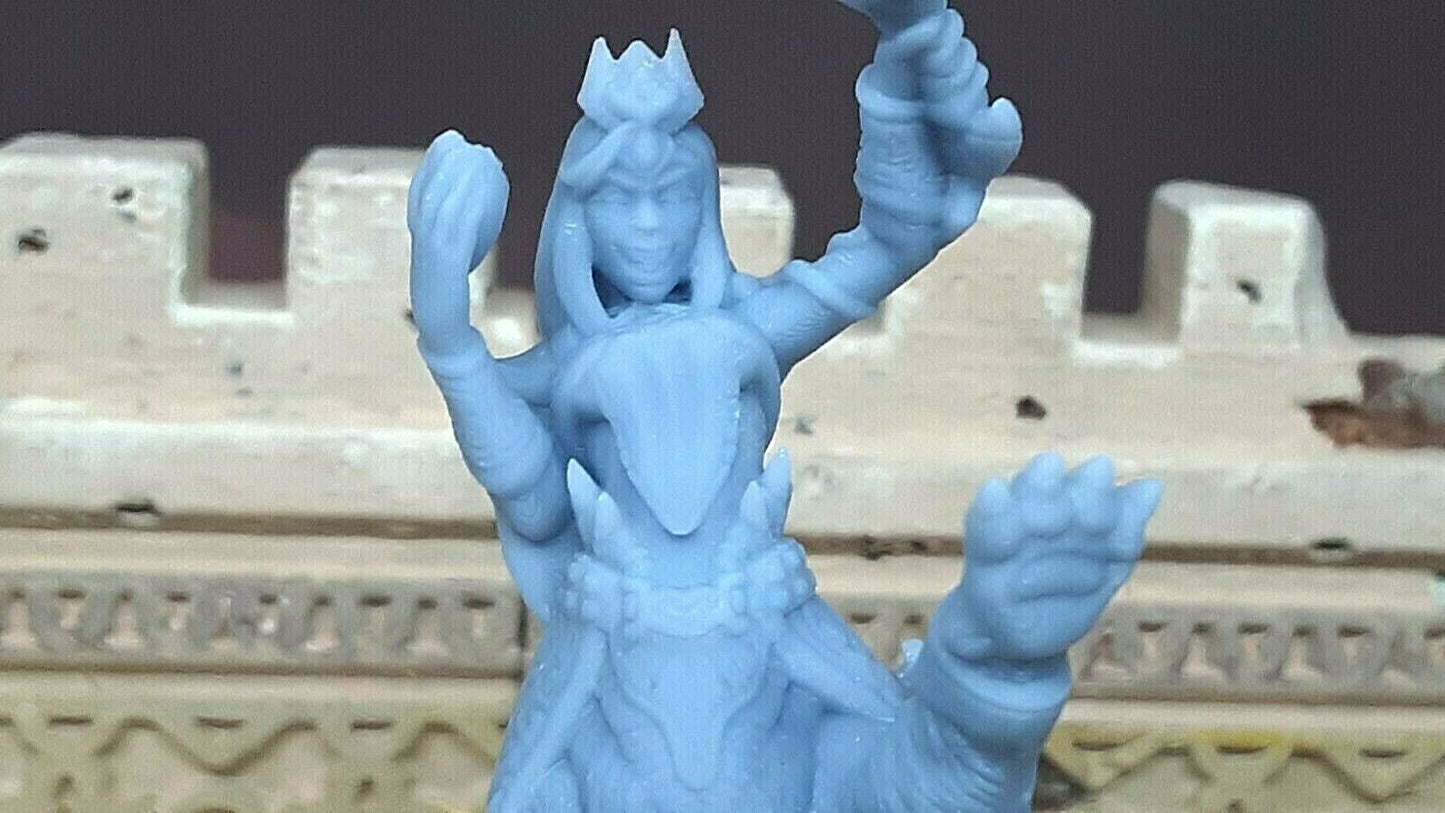Lamia Egyptian Demon Encounter Mini Miniature Figure D&D 3D Printed Resin