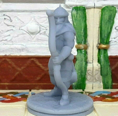Palace Soldier Guard Archer Fighter Mini Miniature Figure 28-32MM Resin Printed