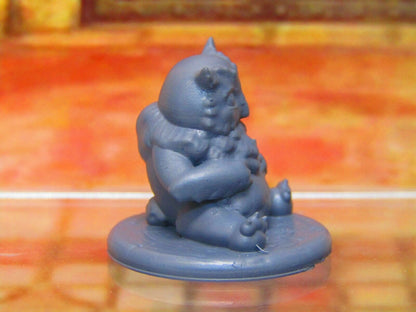 Baby OwlBear Owlcub Monster Companion Mini Miniatures 3D Printed Model 28/32mm