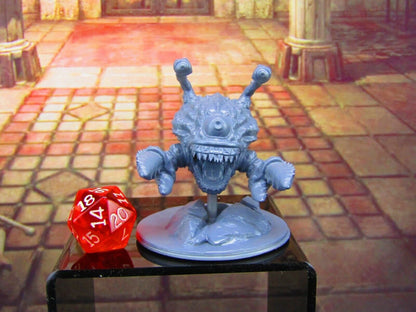 Deep Eye Caved Claw Monster W/ Base Mini Miniature Model Character Figure