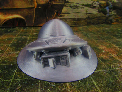 Crashed Junkpile UFO Spaceship Scatter Terrain Scenery Wasteland Apocalypse