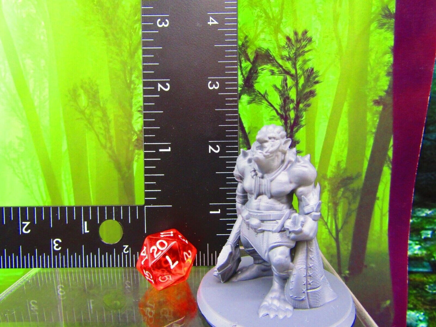 Large Female Troll Mini Miniatures 3D Printed Resin Model Figure 28/32mm Scale