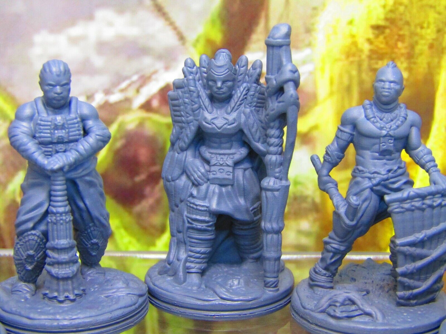 Lot of Tribal Jungle Warrior Tribe Party Mini Miniature Figure 3D Printed Model