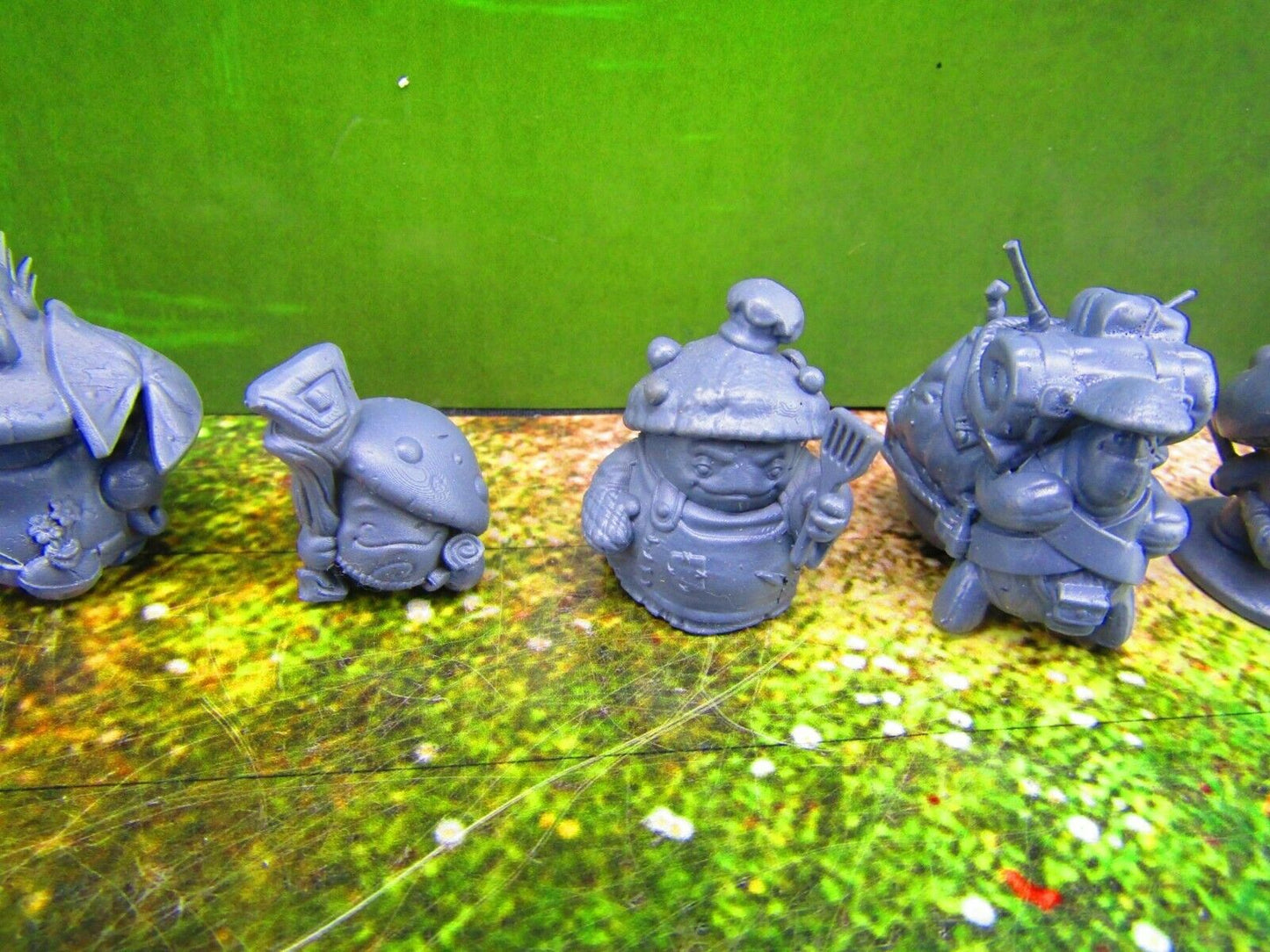 25pc Shroomie Myconid Characters Set Mini Miniature Model Character Figure