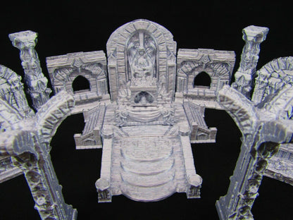 24pc Paladin Monastery Church Set Scatter Terrain Scenery 3D Printed Mini