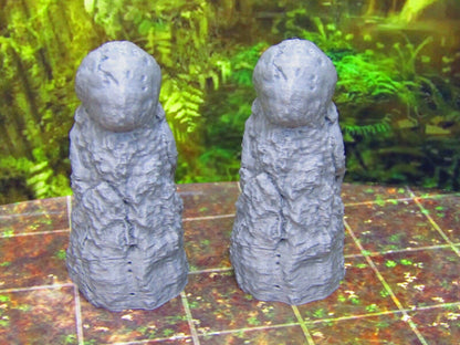 Cthulhu Kraken Summoning Statue Altars Scatter Terrain Props 3D Printed Minis