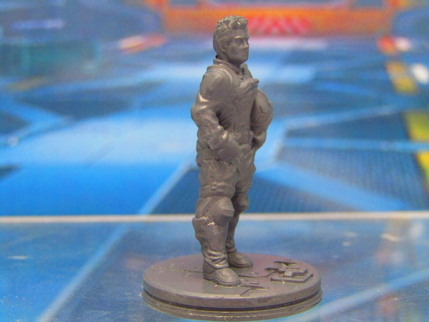 Human Spaceship Captain Fighter Pilot Mini Miniature 3D Printed Model 28/32mm