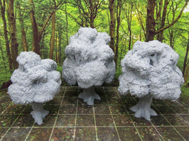 Lot of 3 Trees Forest Miniature Mini Scenery Terrain 3D Printed Model 28/32mm