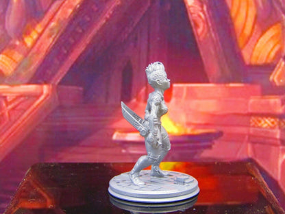 Keelie Cyberpunk Cyborg Female Mini Miniature Model Character Figure 28mm/32mm