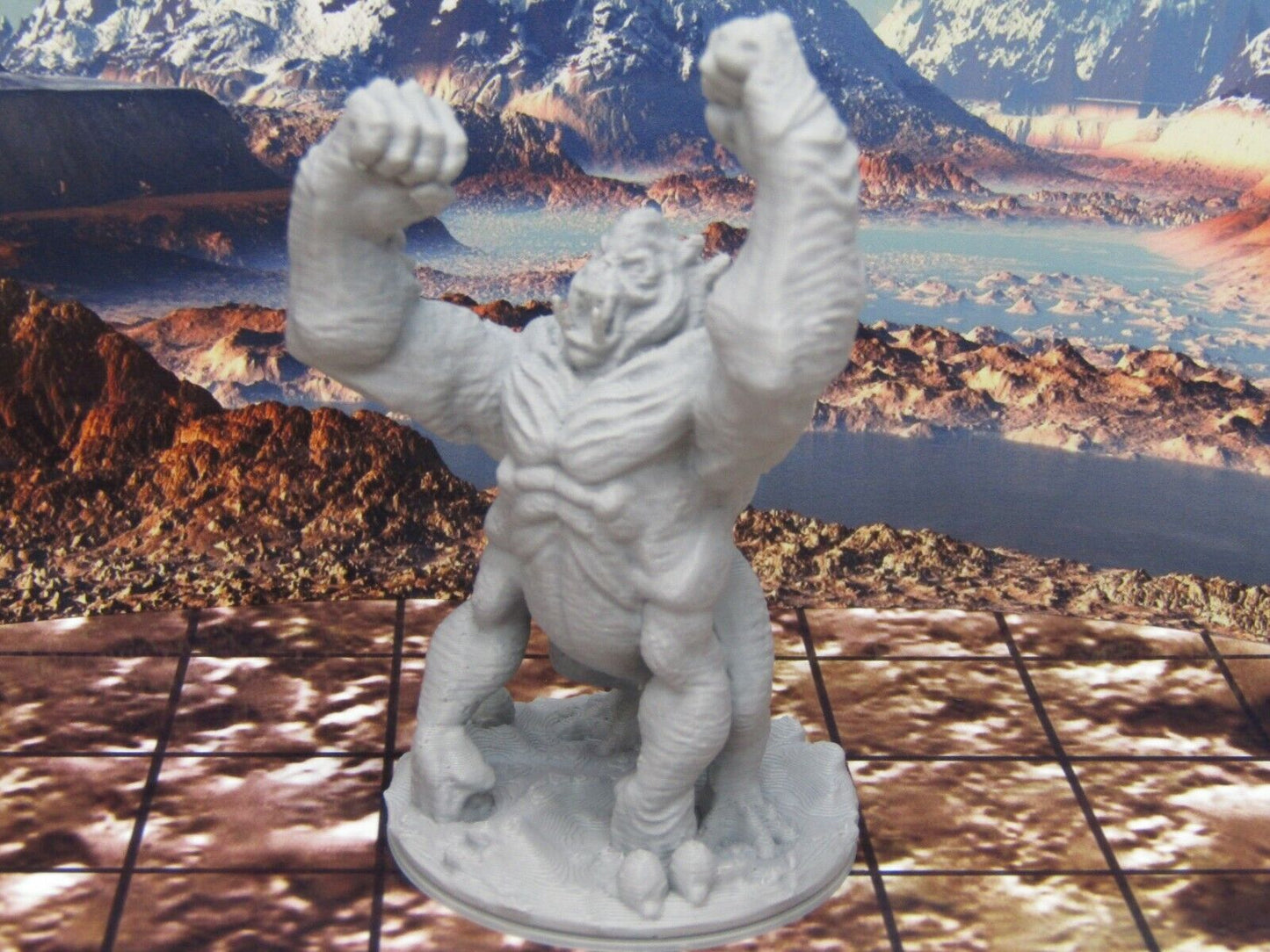 Alien Ape Gorilla 4 Armed Mutant Monster Encounter Mini Miniature Figure