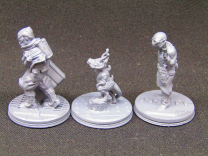 20pc Sci Fi Dr. Laboratory W/ Dr., Transporter & Pet Miniatures Minis Set Rpg