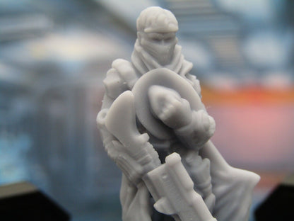 Space Cowboy Space Crew Mini Miniature Figure Scenery Terrain 3D Printed Model