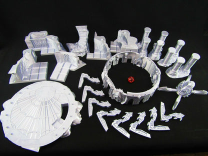 Spider Queen Temple Church Holy Place Scatter Terrain Scenery 3D Printed Mini