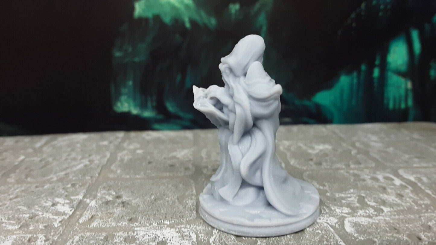 Mind Flayer Illithid Outcast Mini Miniature 28/32mm Figure D&D 3D Printed Resin