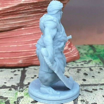 Marauder Desert Thief Mini Miniatures Figure Tabletop D&D 3D Printed Resin