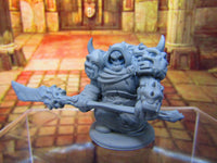 
              Dwarven Deathknight Soldier Mini Miniature Dwarf 3D Printed Model 28/32mm Scale
            