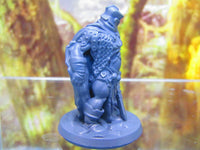 
              Death Knight in Armor Mini Miniature Figure 3D Printed Model 28/32mm Scale
            