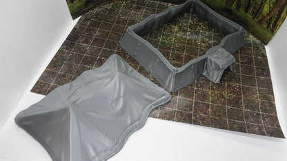 Large Circus Style Tent Scatter Terrain Tabletop Scenery Gaming Mini Miniature