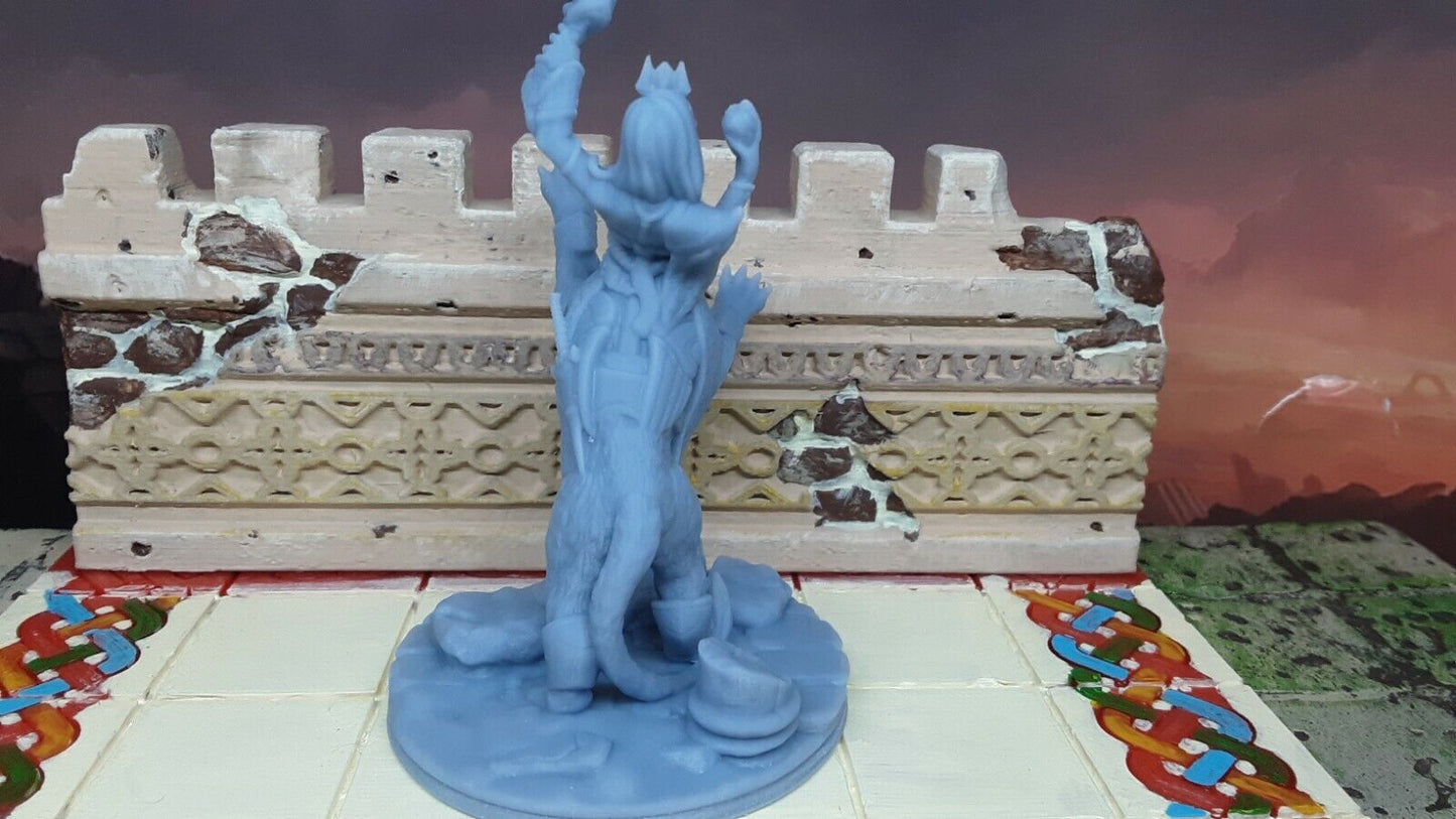 Lamia Egyptian Demon Encounter Mini Miniature Figure D&D 3D Printed Resin