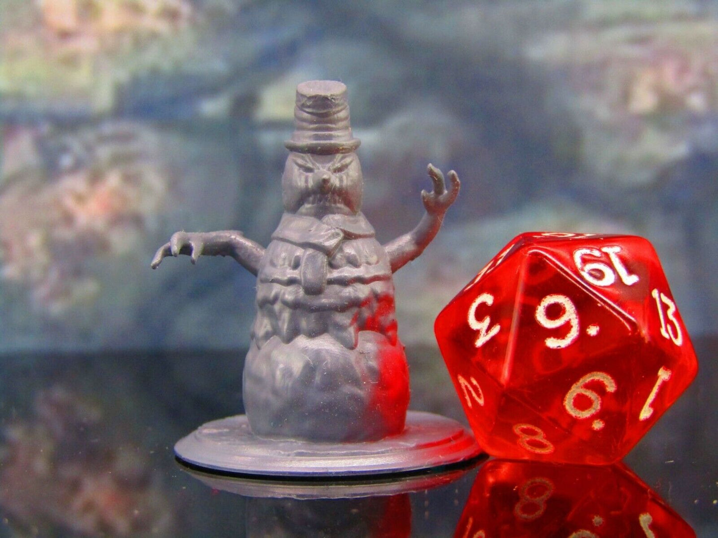 Evil Snowman Mimic Monster Mini Miniature Model Character Figure 28mm/32mm Scale