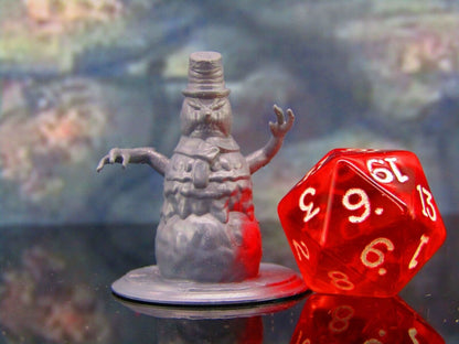 Evil Snowman Mimic Monster Mini Miniature Model Character Figure 28mm/32mm Scale