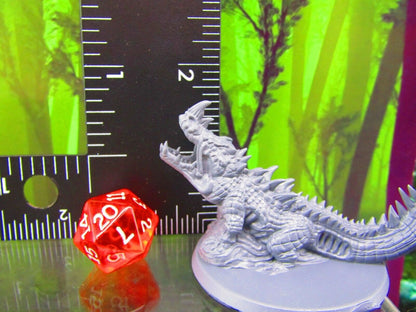 Undead Zombie Crocodile Mini Miniatures 3D Printed Resin Model Figure 28/32mm