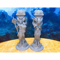 
              Merfolk Underwater City Decorative Pillar Columns Scenery Scatter Terrain Props
            