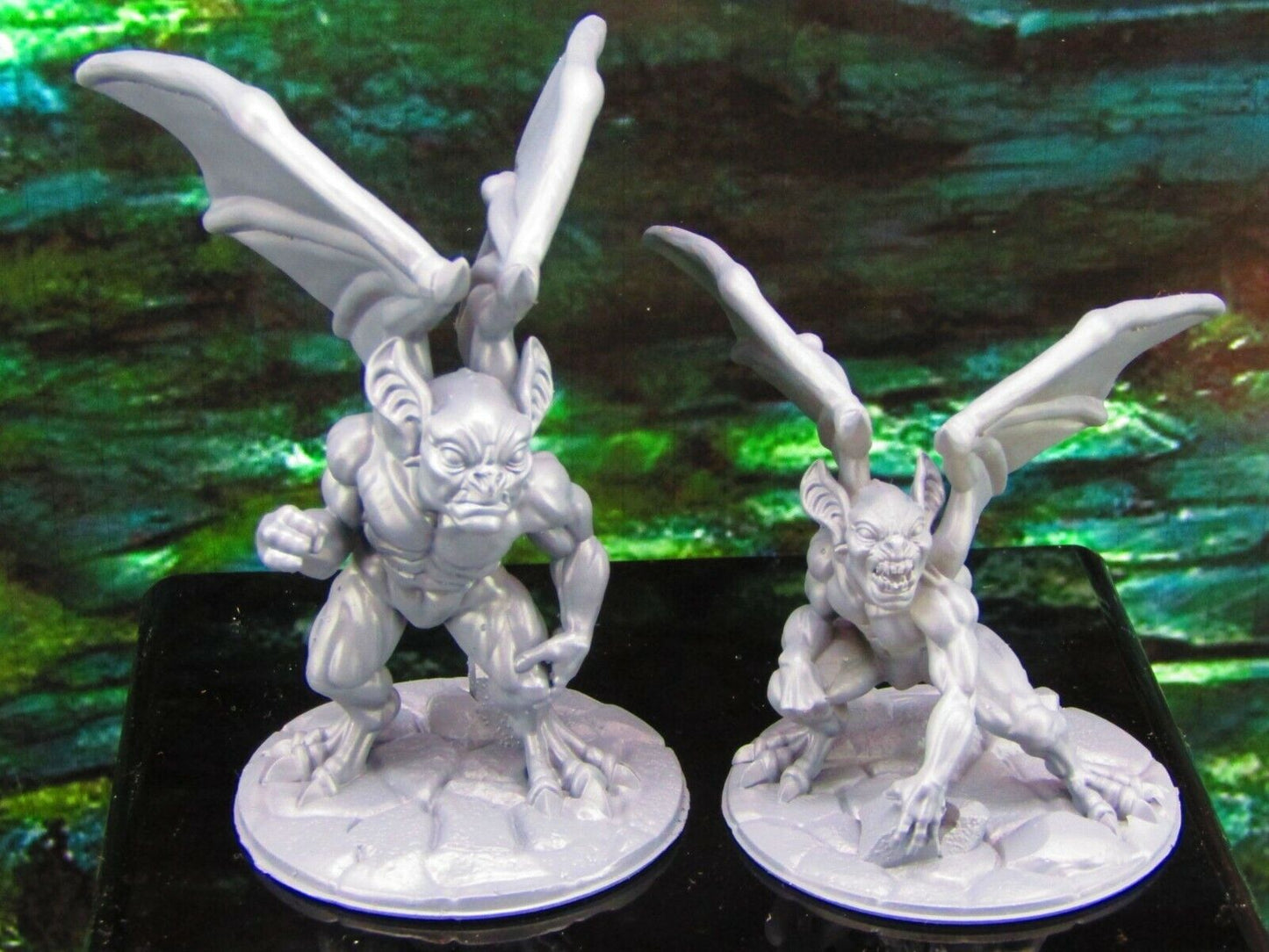 Homunculus Gargoyle Demon Flying Monster Pair Mini Miniature Model Character