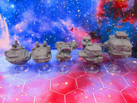 
              5 Piece Asteroid Defense Systems Installations Starfinder Fleet Scale Starship
            