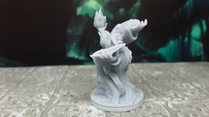 Mind Flayer Illithid Warlock Mini Miniature 28mm Figure D&D 3D Printed Resin
