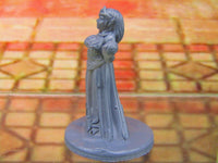 
              Dark Elf Cleric Female w/ Flail & Spell Mini Miniature Figure 3D Printed Model
            