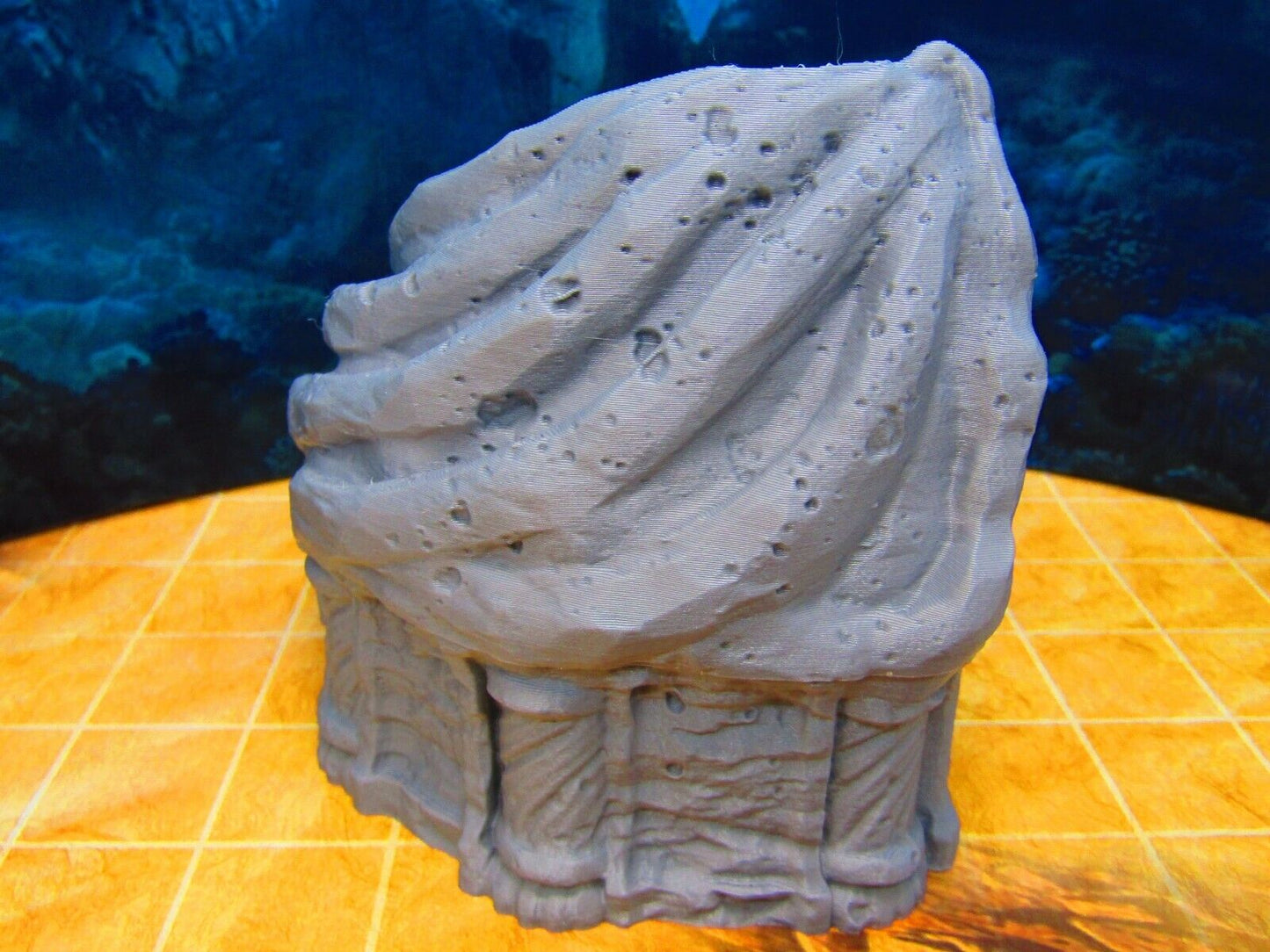 Merfolk Underwater City Amphitheater Building Scenery Scatter Terrain Props