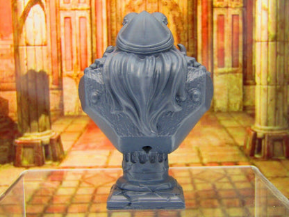 Dwarven Aviator / Canonneer's Bust Statue Resin 3D Printed Model RPG Fantasy Gam