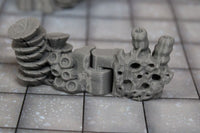 
              4pc Underwater Labyrinth Coral Wall Ends Walls Dungeonsticks Map Set Scenery D&D
            