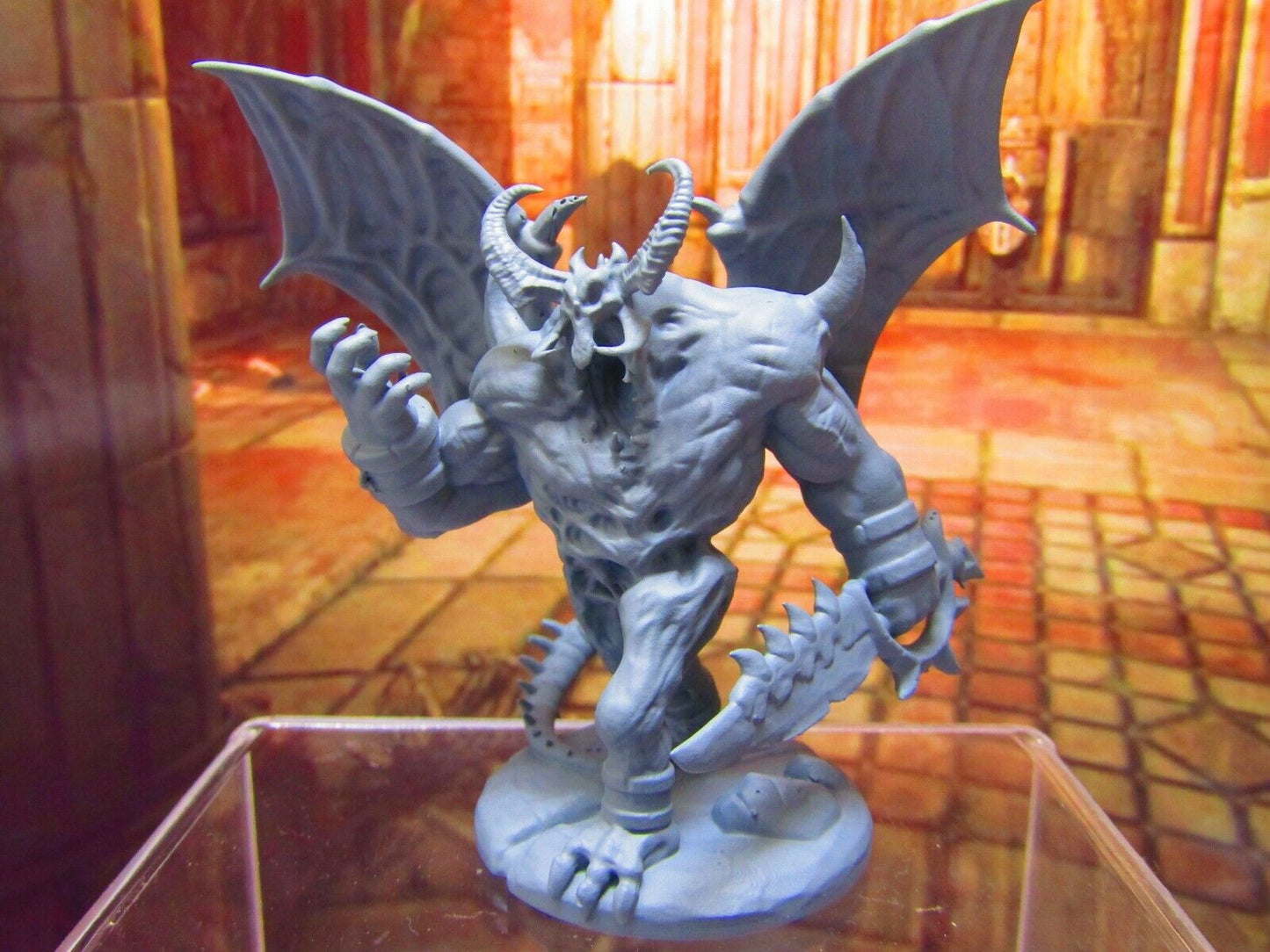 Hell Spawn Demon Winged Beast Horror Monster Mini Miniature 3D Printed Model