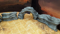 
              6 Piece Canyon Rock Formations Scatter Terrain Tabletop Scenery Gaming Mini
            