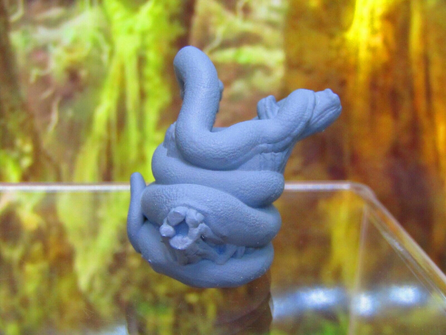 Large Man Eating Anaconda Python Deep Jungle Snake Mini Miniature 3D Printed