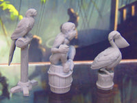 
              3 Piece Docks / Pier Sailor Animal Set Set Mini Miniature 3D Printed Figure
            