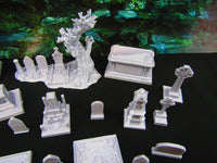 
              27pc Grave Tombstone Set Graveyard / Cemetery Scatter Terrain Scenery 3D Print
            
