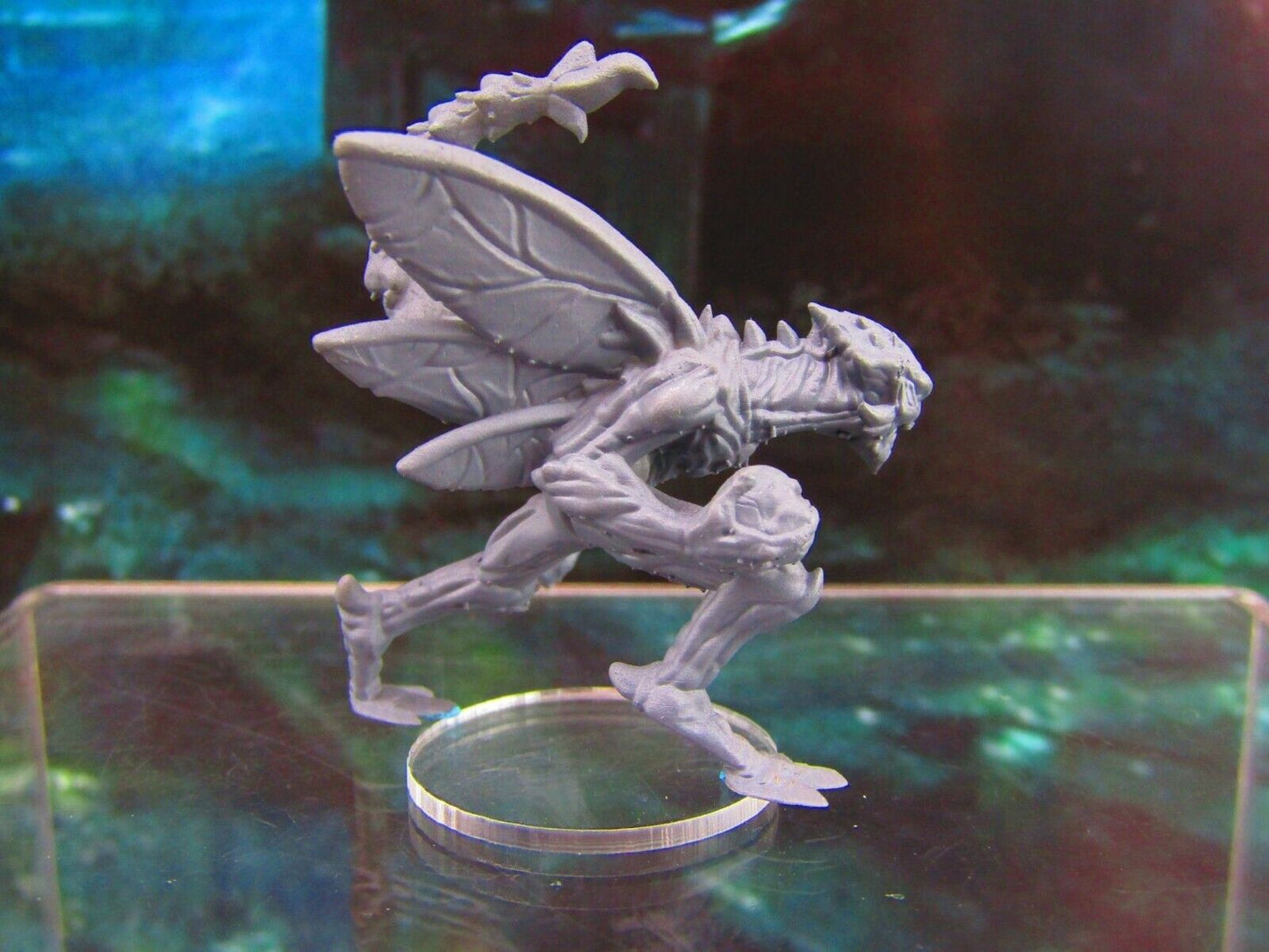 Bone Demon Monster Pose C Mini Miniature Figure 3D Printed Model 28/32mm Scale