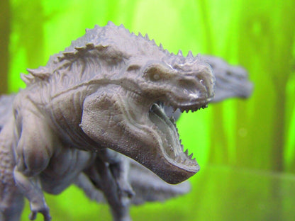 Scourgebone T-Rex Tyrannosaurus Pair Dinosaurs Mini Miniature Figure 3D Printed