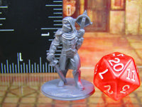 
              Dark Elf Scout Rogue Thief w/ Crossbow and Shortsword Mini Miniature Figure 3D
            