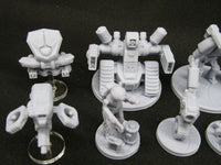 
              12 pc Sci Fi Mini Set 1 Droids & Robots Miniature Scatter Terrain Scenery
            